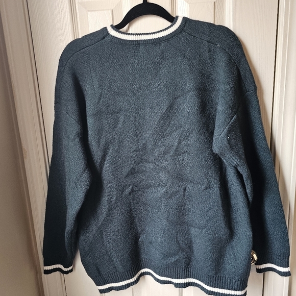 Adam Freak Seattle Sonics Sweater Mens Large Retro Sports Street Wear Knit Top - Picture 5 of 5